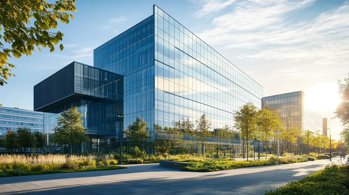 Modern business center